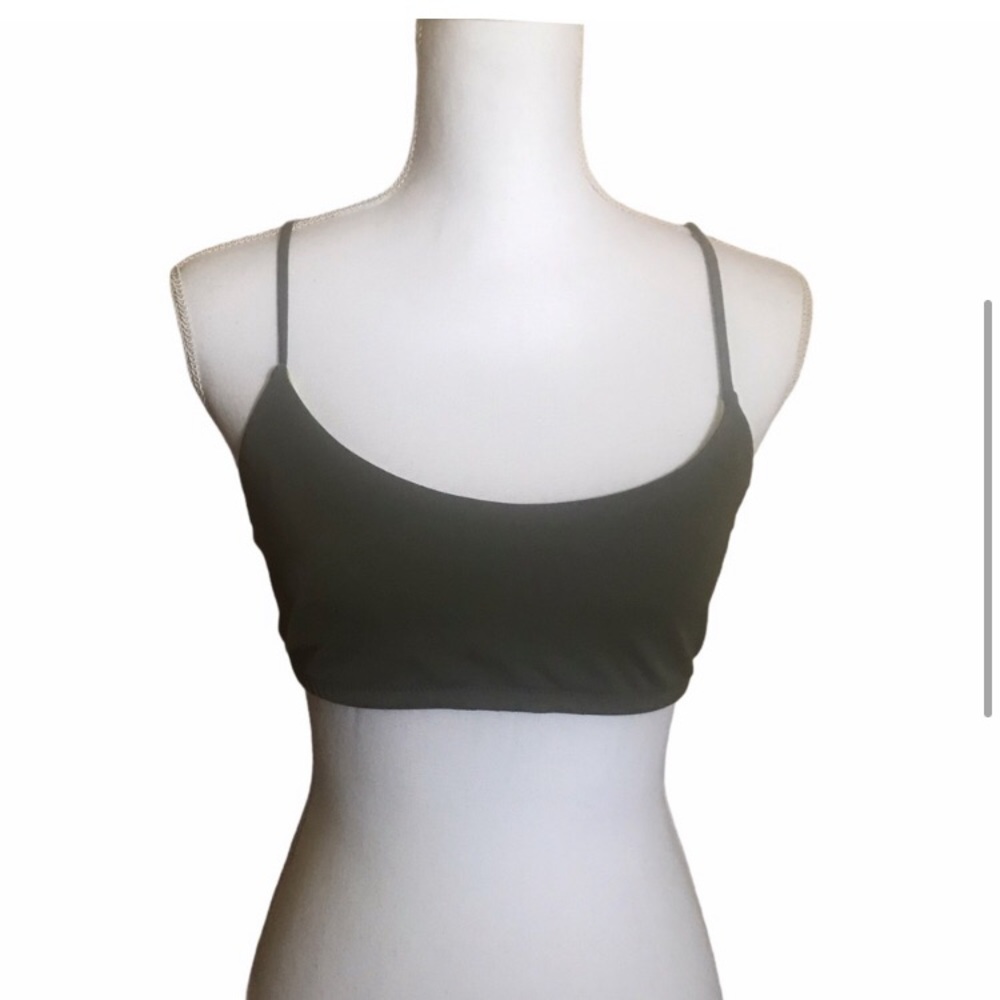 Prana Strappy Back Cargo Green Swim Top